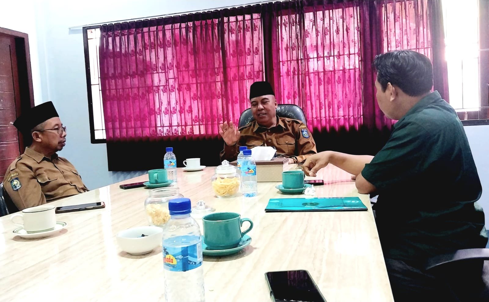 Diskusi Ketua Pemuda NW NTB Bersama Kadispora NTB