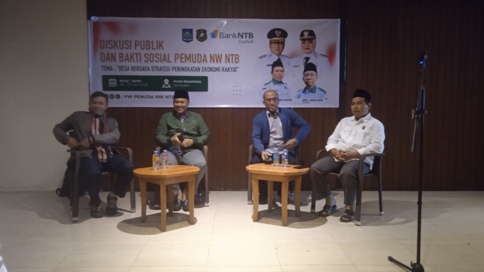 Diskusi Publik dan Bakti Sosial Pemuda NW NTB