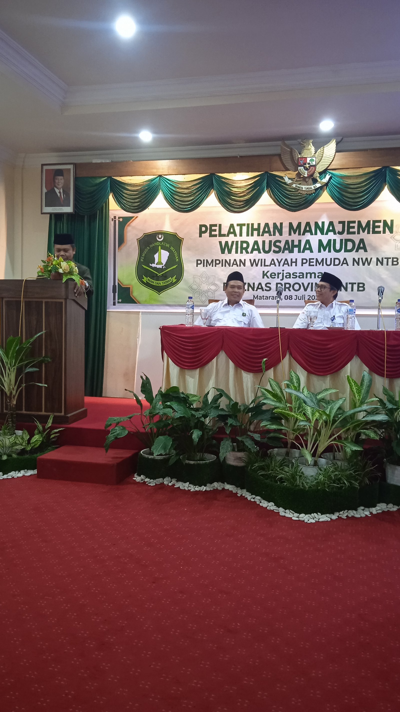 Sambutan Ketua Baznas Pemprov NTB Pada Acara Pelatihan Manajemen Wirausaha Muda